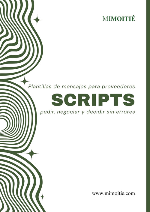 SCRIPTS DE COMUNICACIÓN: Plantillas de mensajes para proveedores